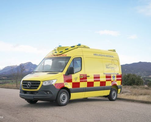 Ambulancia Mercedes Benz Sprinter SMS Murcia Bergadana